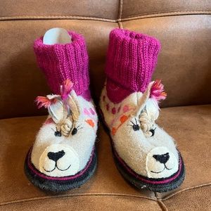 Kids Boiled Wool Slipper Boots - size 3